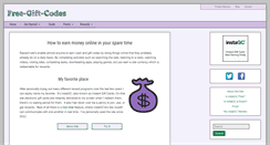 Desktop Screenshot of free-gift-codes.com