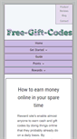 Mobile Screenshot of free-gift-codes.com