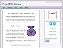 Tablet Screenshot of free-gift-codes.com